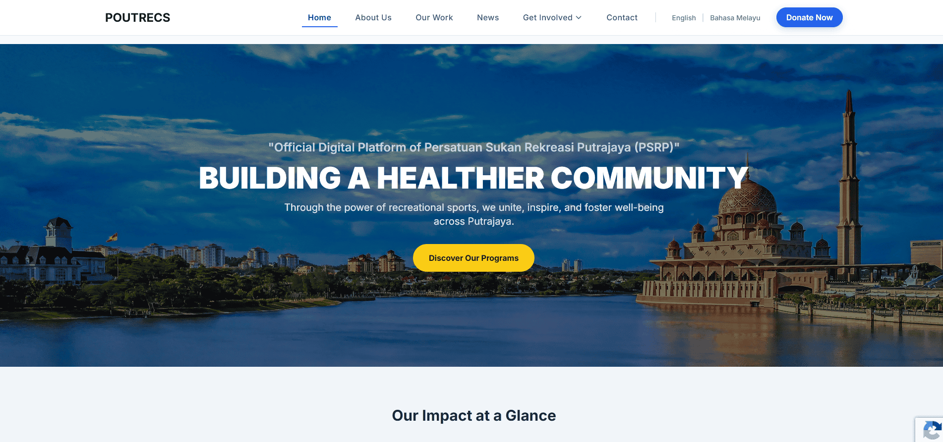 Poutrecs.com Website Screenshot